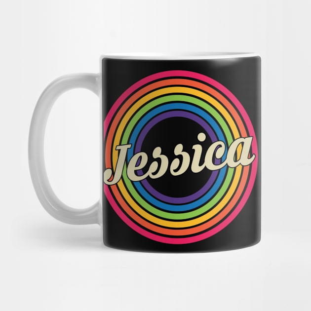 Jessica - Retro Rainbow Style by MaydenArt